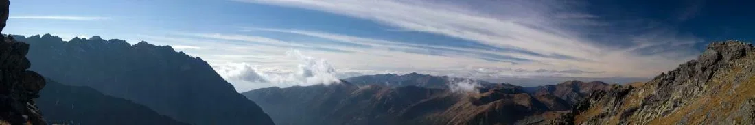 \'Panorama ze Szpiglasowego Wierchu\'