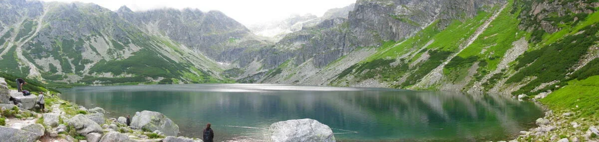 Panorama Czarnego Stawu Gąsienicowego