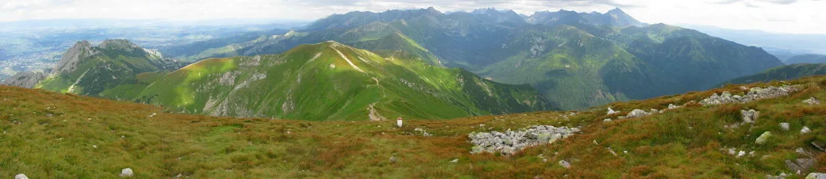 Panorama Wschodnia z Małołączniaka