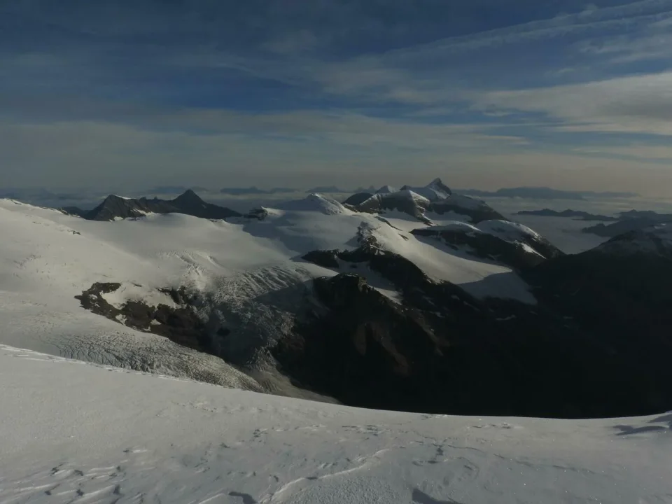 Alpy z podejścia na Grossglockner