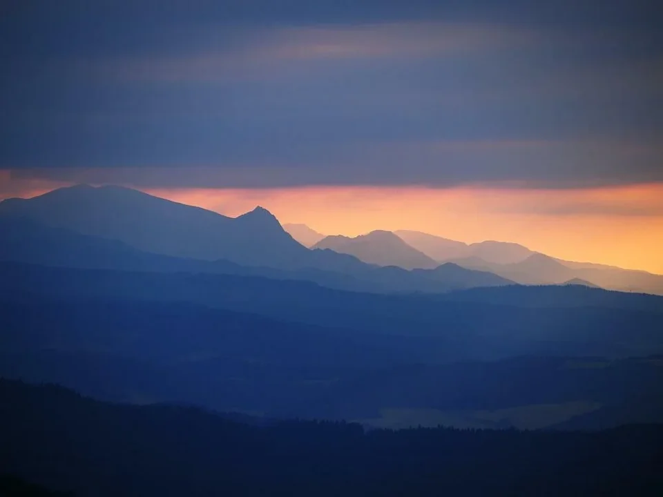 Tatry z Wysokiej w Pieninach