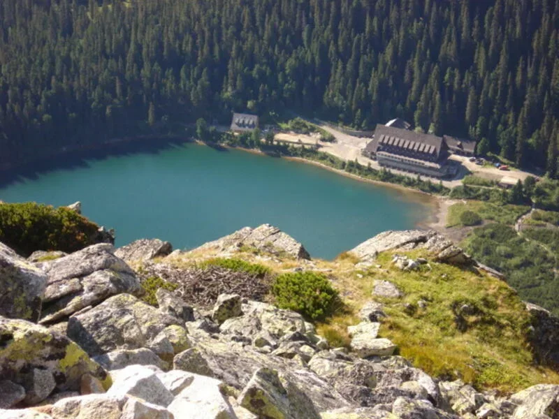 popradske pleso-popradzkim stawem.