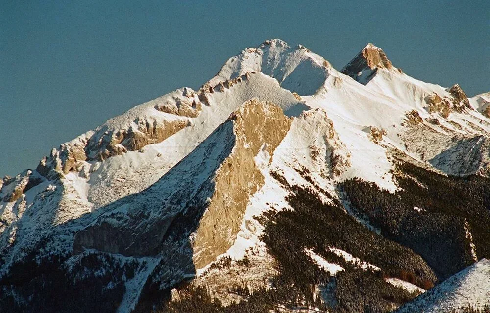 Tatry Bielskie. Murań, Nowy Wierch, Hawrań i Płaczliwa Skała. Widok z Gęsiej Szyi.