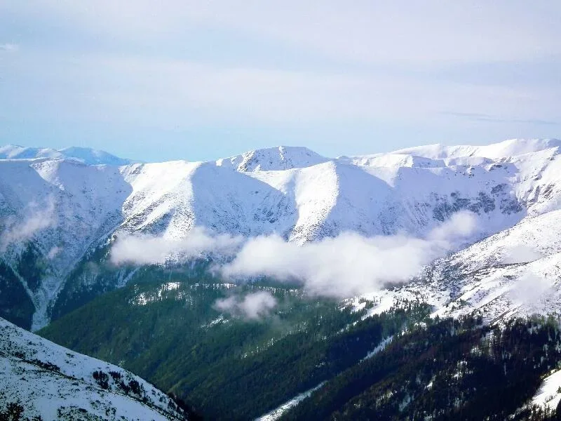 widok z Kasprowego na tatry słowackie