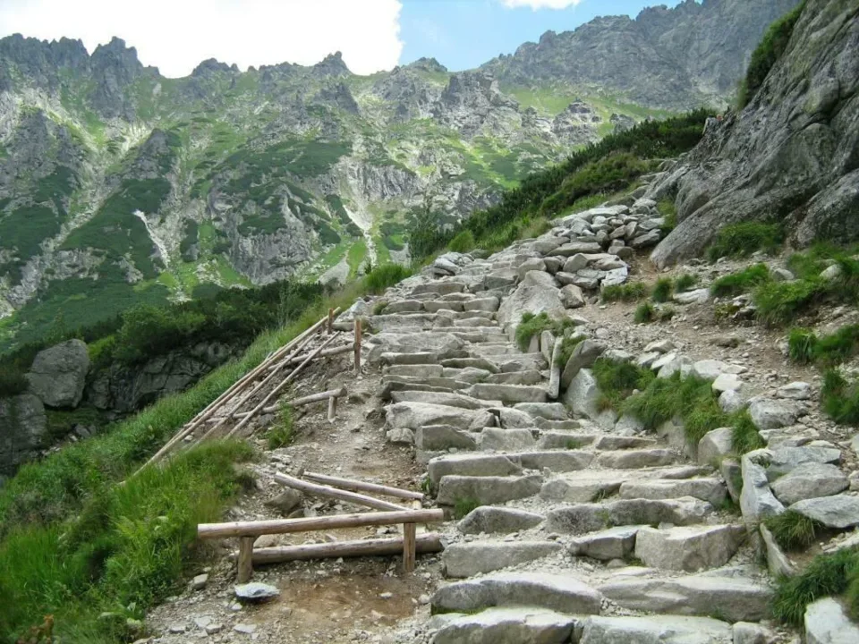 W drodze nad Czarny Staw pod Rysami