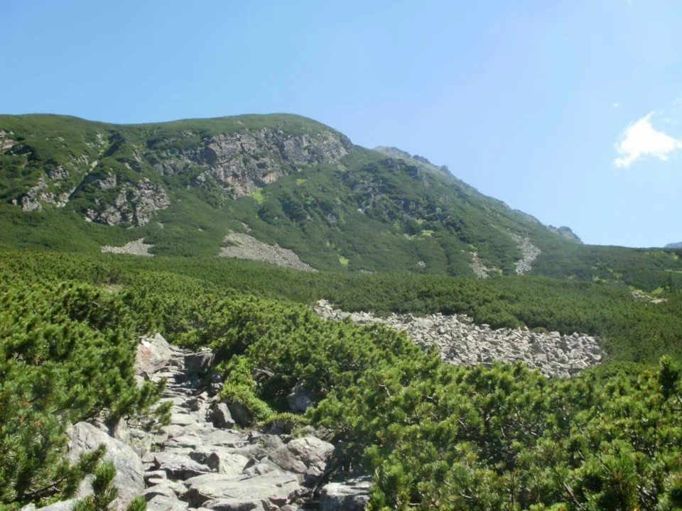 Jeden z grzbietów Żółtej Turni (2087m n.p.m.)