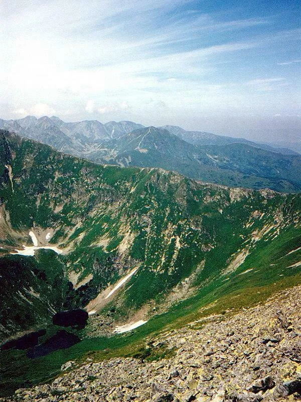 Widok ze Starorobociańskiego Wierchu