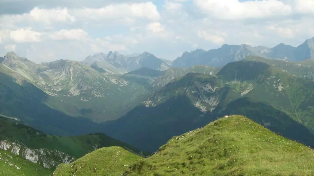 Widok z Czerwonych Wierchów...