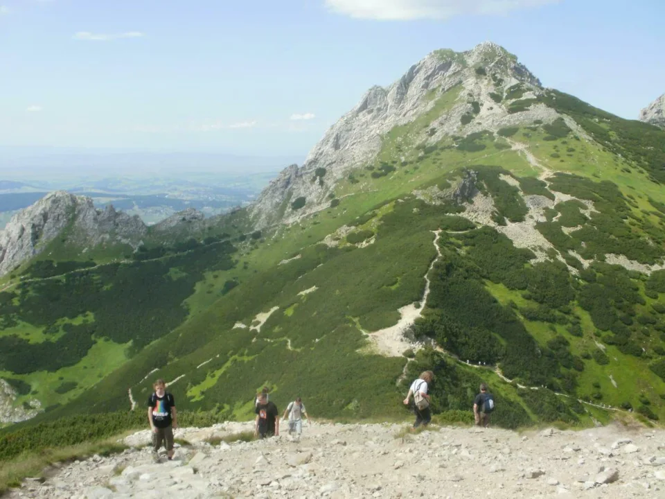 Masyw Giewontu ze szlaku na Kope Kondracką (2005m n.p.m.)
