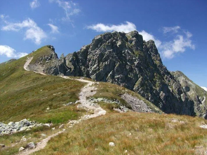 Vysna Lucna kopka Banikov Banikovska kopa z Lucneho sedla