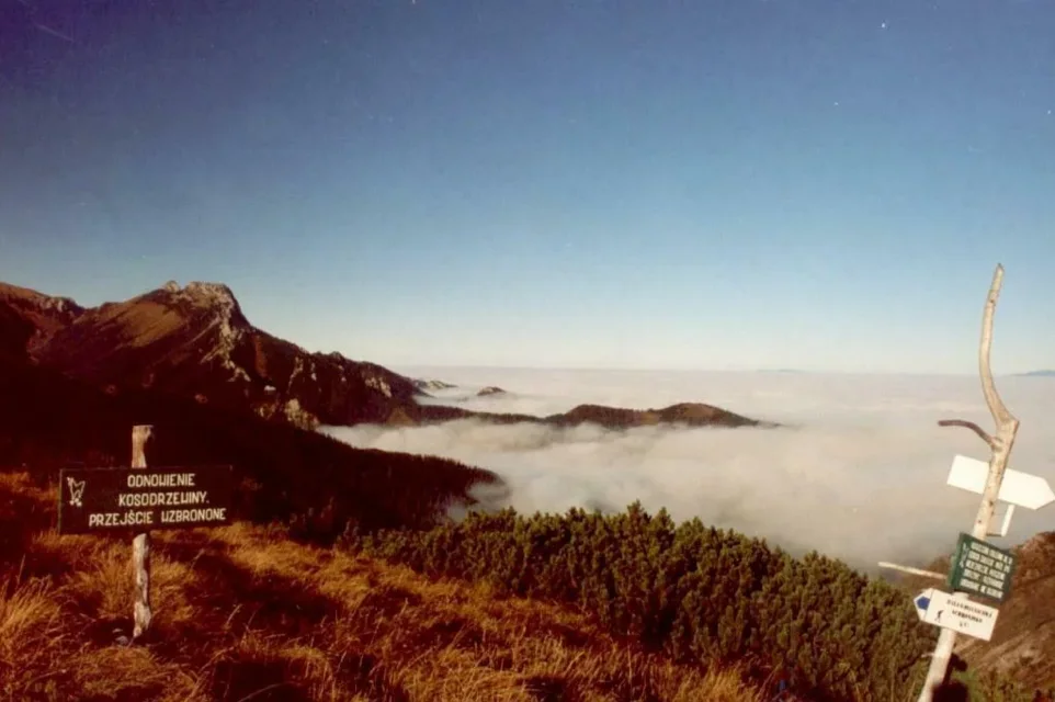 Chmury nad Zakopanem