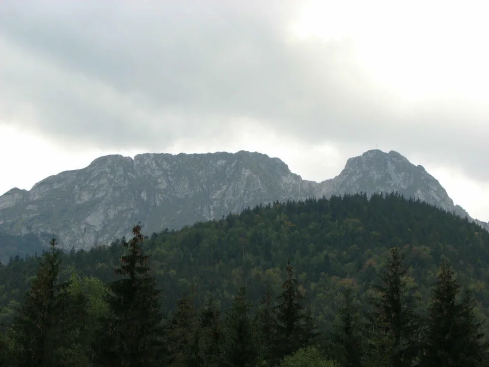 Giewont widziany z Krzeptówek