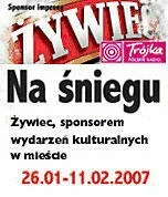 Żywiec na śniegu w Zakopanem