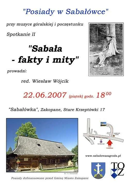 Posiady w „Sabałówce”: „Jan Krzeptowski Sabała - fakty i mity”