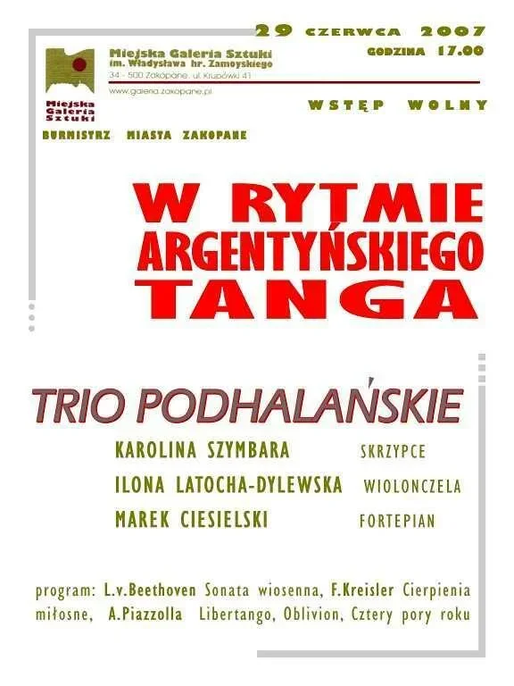 W Rytmie Argentyńskiego Tanga