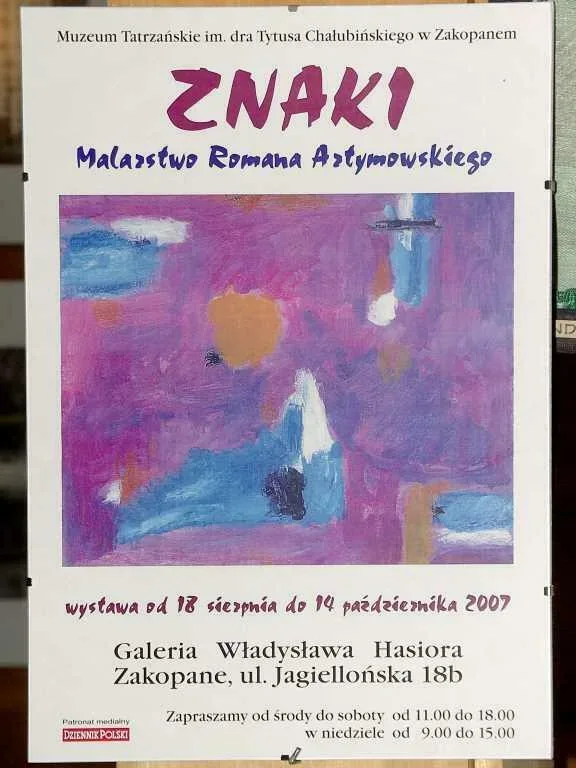 "ZNAKI - Malarstwo Romana Artymowskiego"