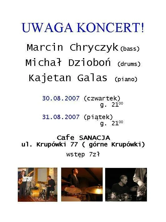 Koncert w Cafe SANACJA