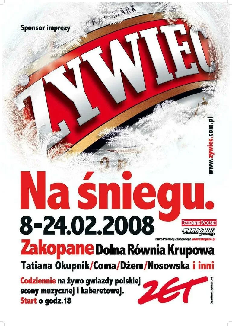 Żywiec na śniegu - Zakopane - Dolna Równia Krupowa