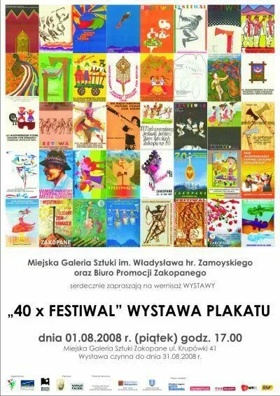 Wernisaż wystawy „40 x Festiwal. Plakat Festiwalowy.”