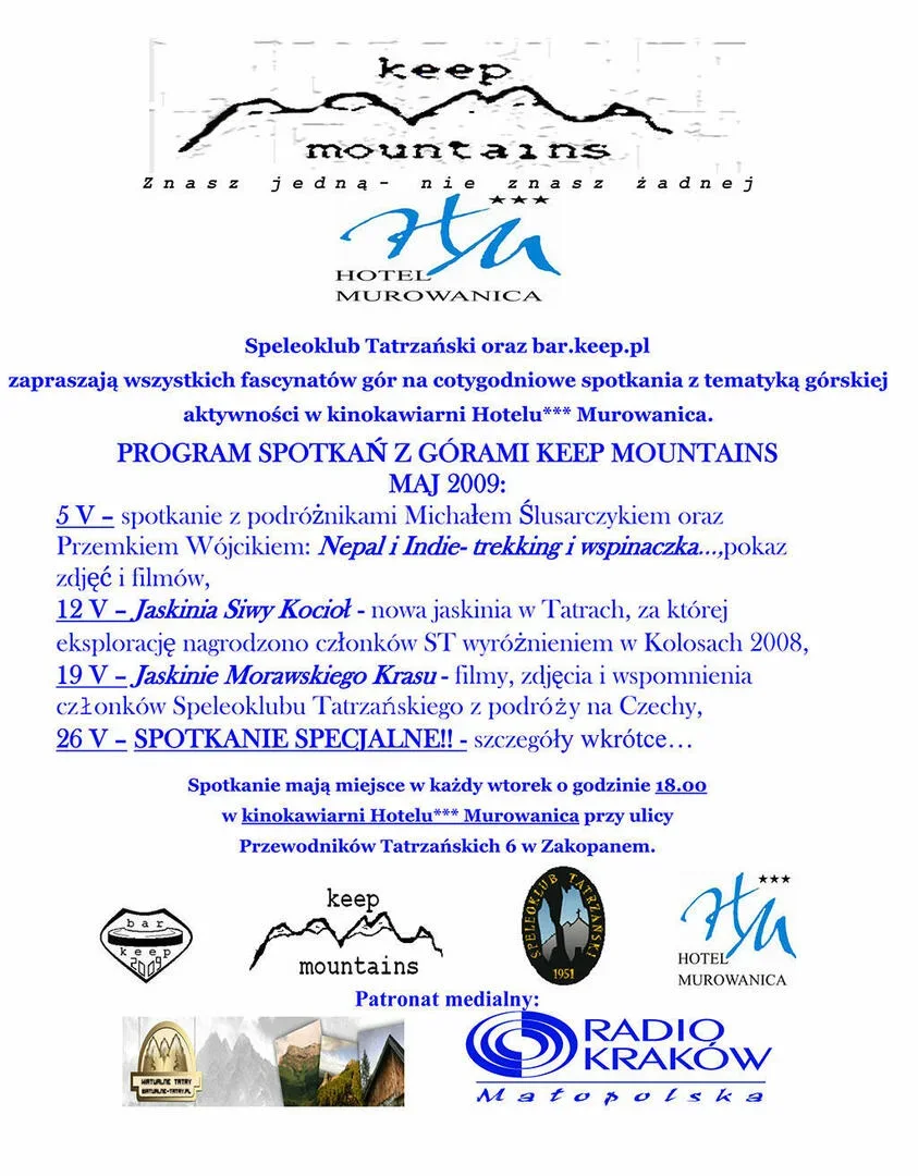 KEEP MOUNTAINS - MAJ 2009