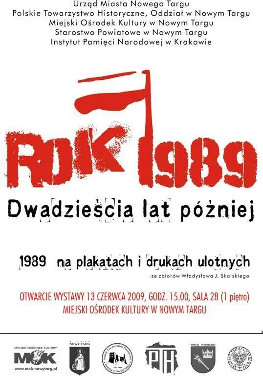 Rok 1989 na plakatach i drukach ulotnych