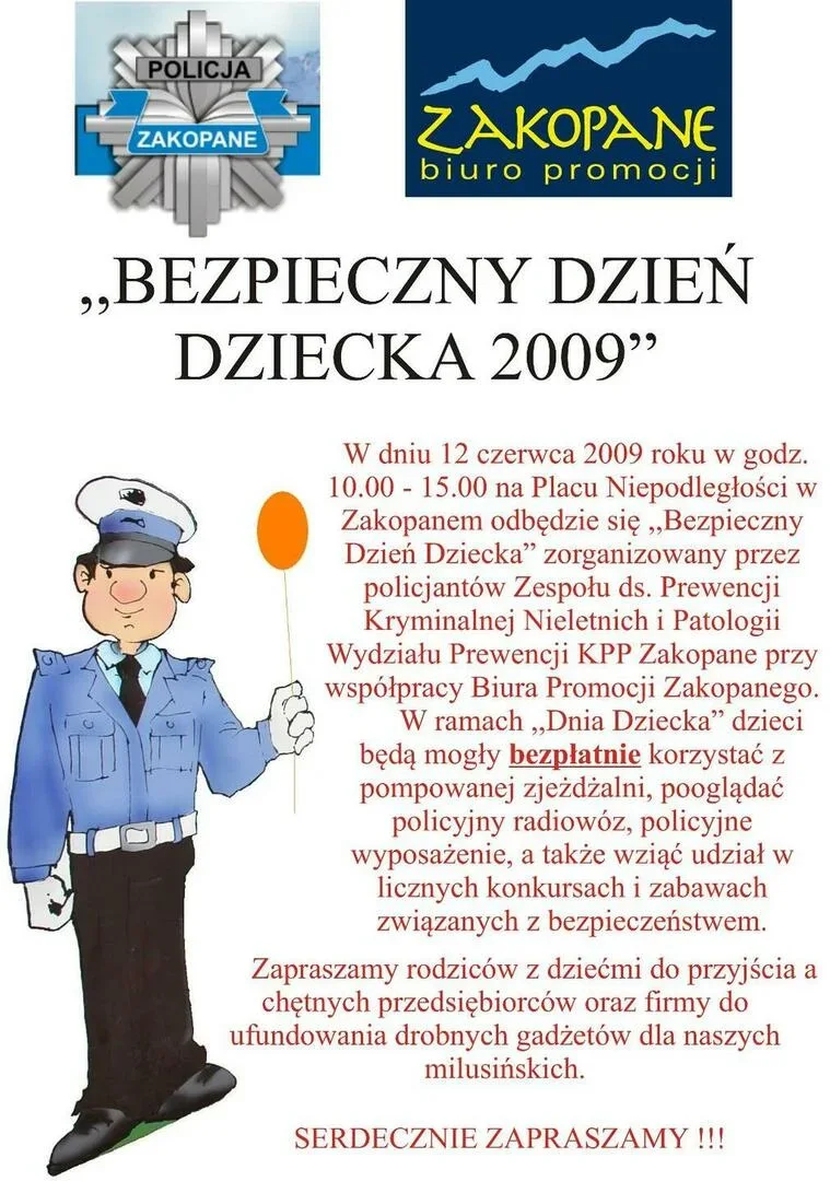 Bezpieczny Dzień Dziecka