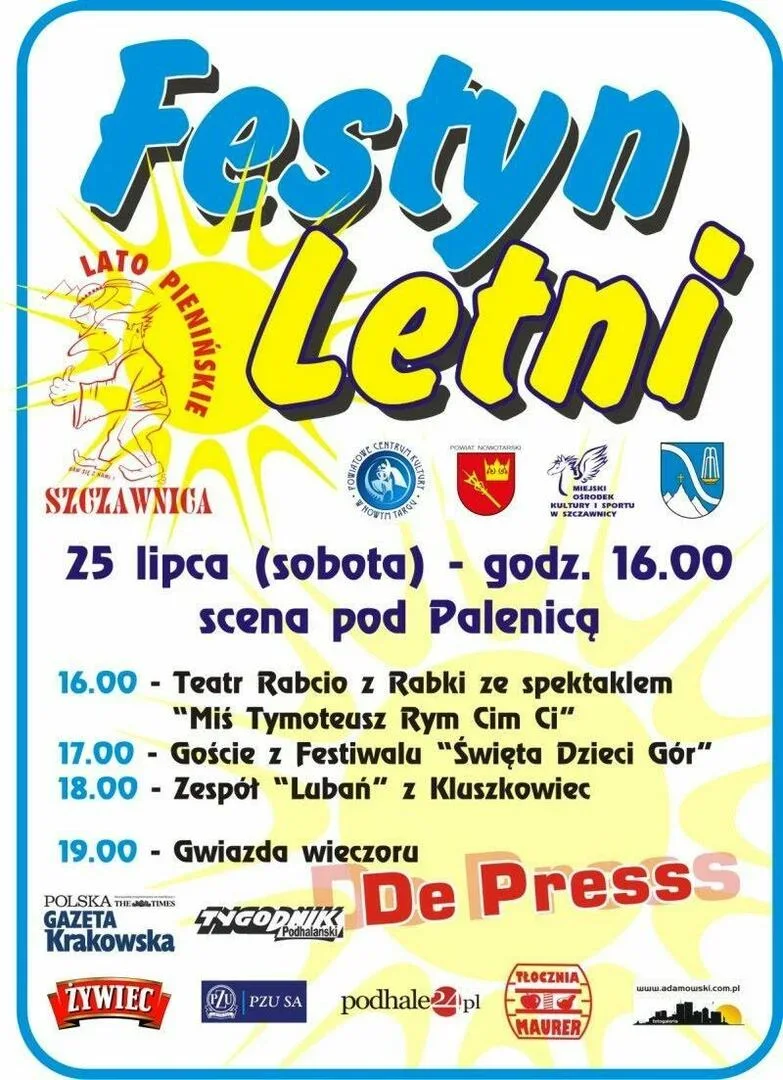 Festyn Letni - Lato Pienińskie - Szczawnica