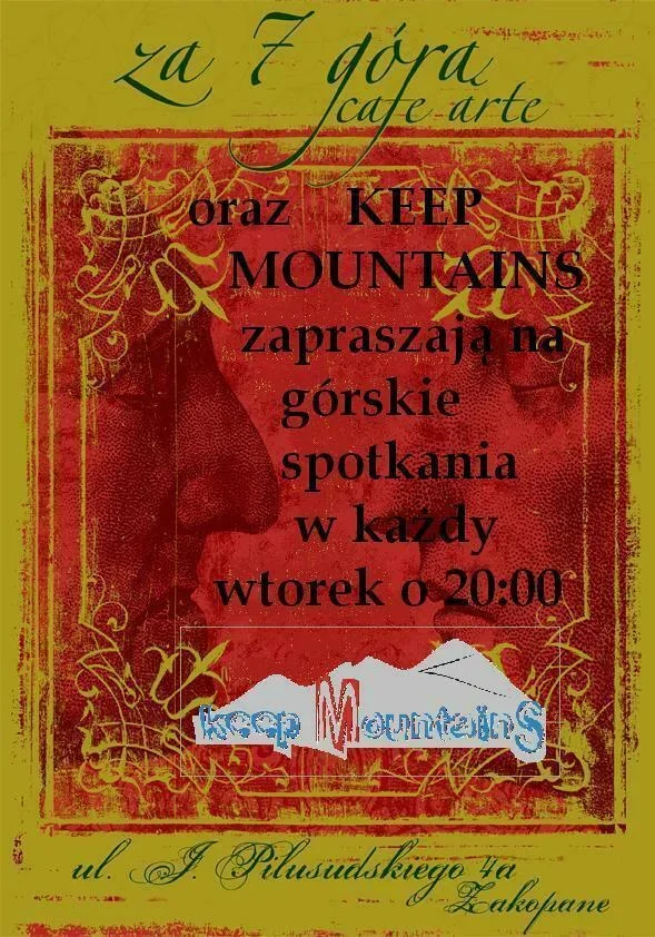 KEEP MOUNTAINS ZAKOPANE