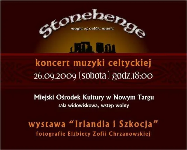 Zespół „StoneHenge” – koncert muzyki irlandzkiej