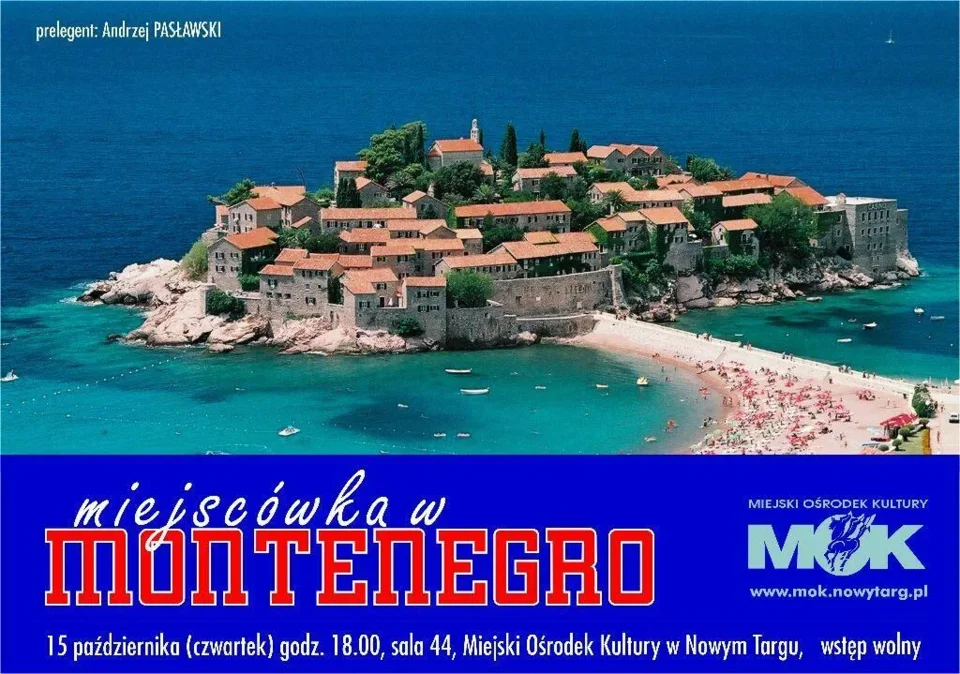 Foto - prelekcja "Miejscówka w MONTENEGRO"