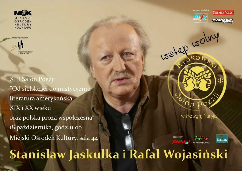 XIII Salon poezji z udziałem Stanisława Jaskułki i Rafała Wojasińskiego
