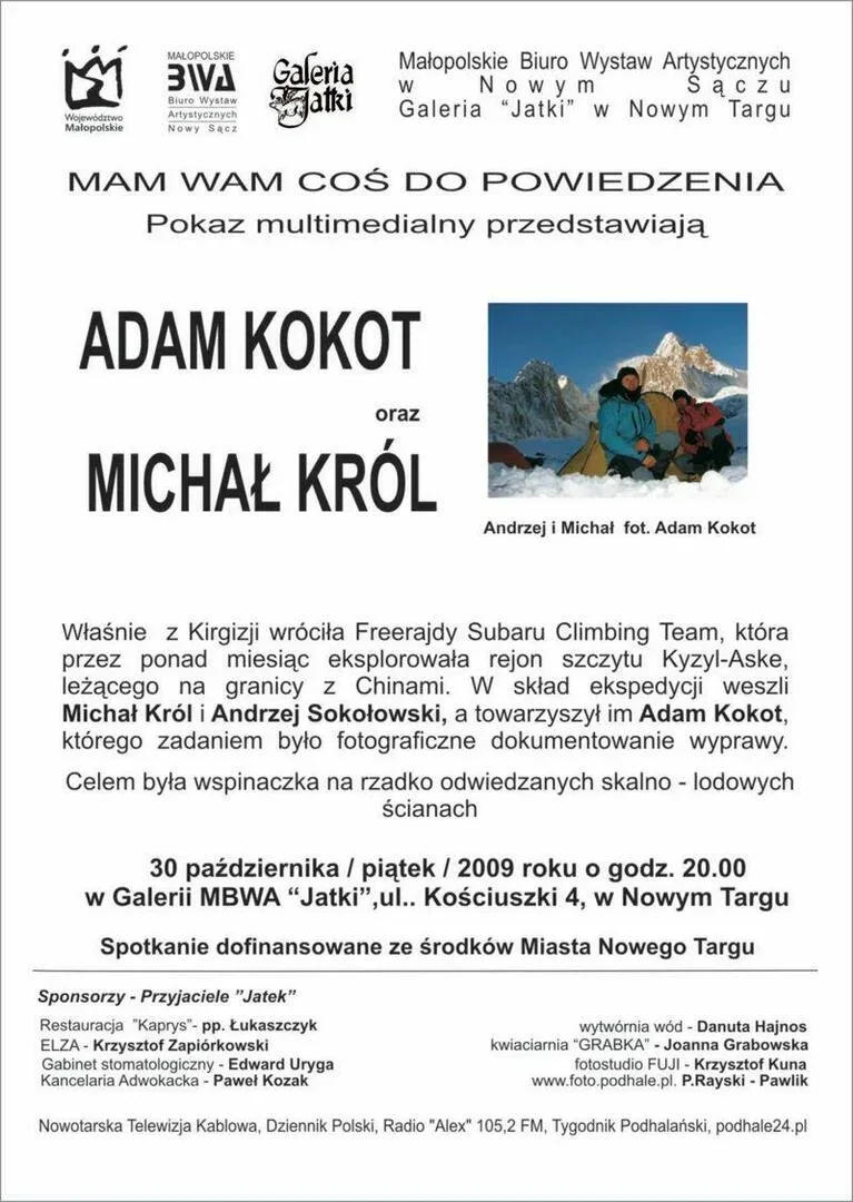 Pokaz multimedialny z cyklu MAM WAM COŚ DO POWIEDZENIA