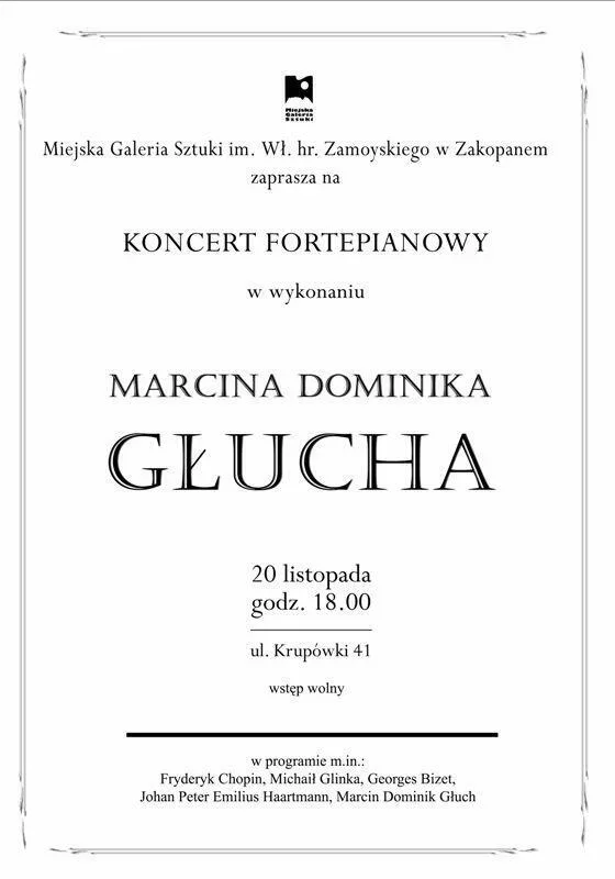 Dominik Głuch - Koncert fortepianowy