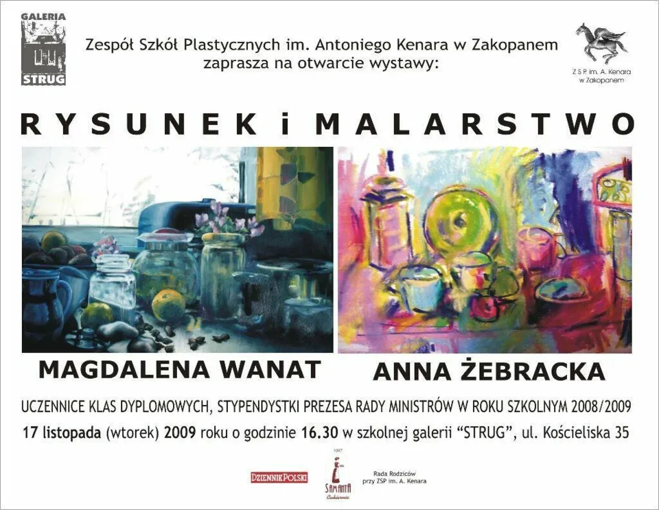Wernisaż wystawy "Rysunek i malarstwo"