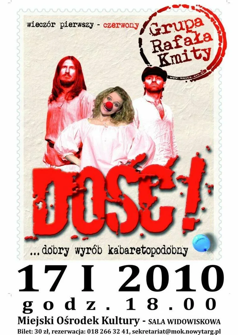 DOŚĆ!. dobry wyrób kabaretopodobny