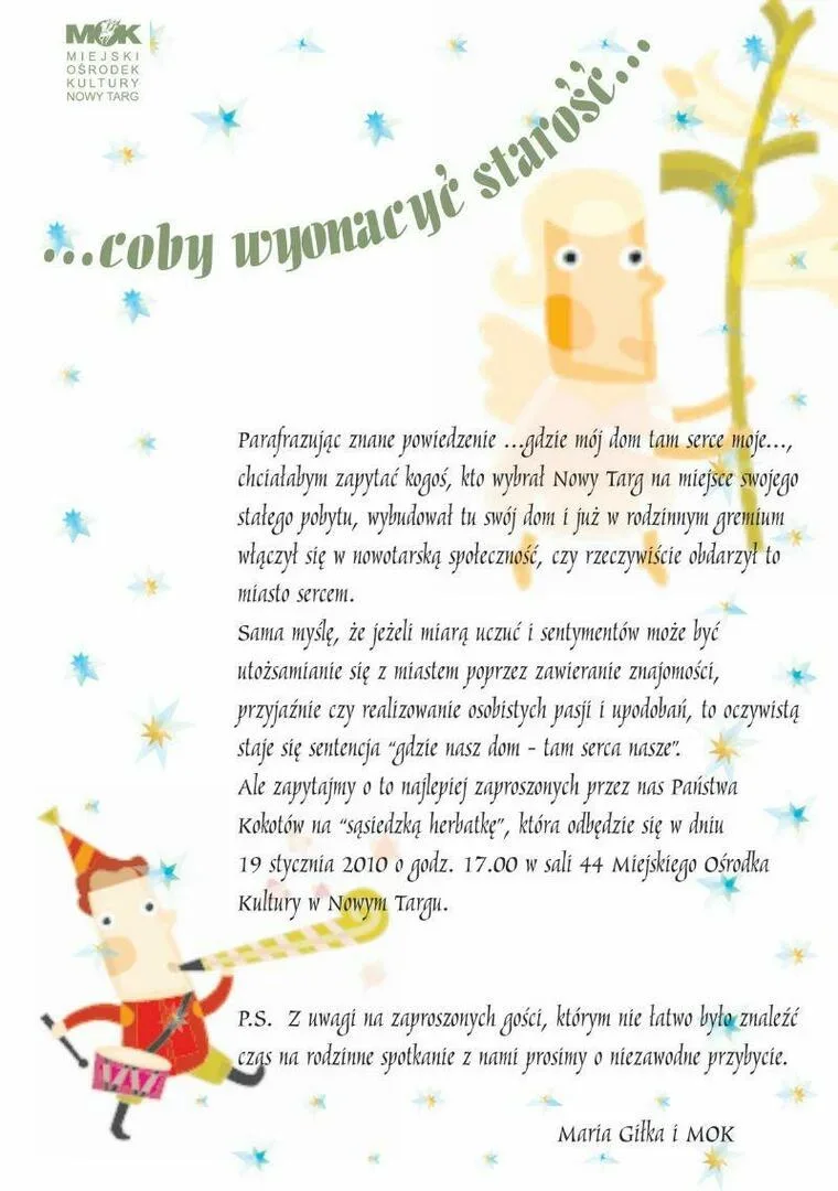 Spotkanie z cyklu "coby wyonacyć starość"