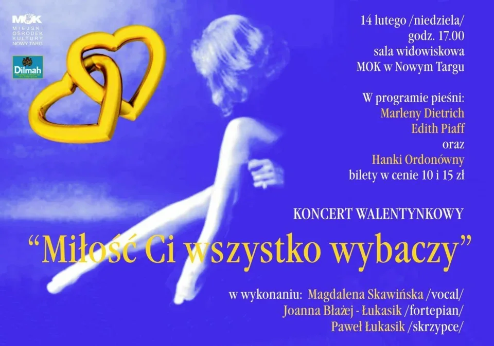 Koncert Walentynkowy pt. "Miłość ci wszystko wybaczy"