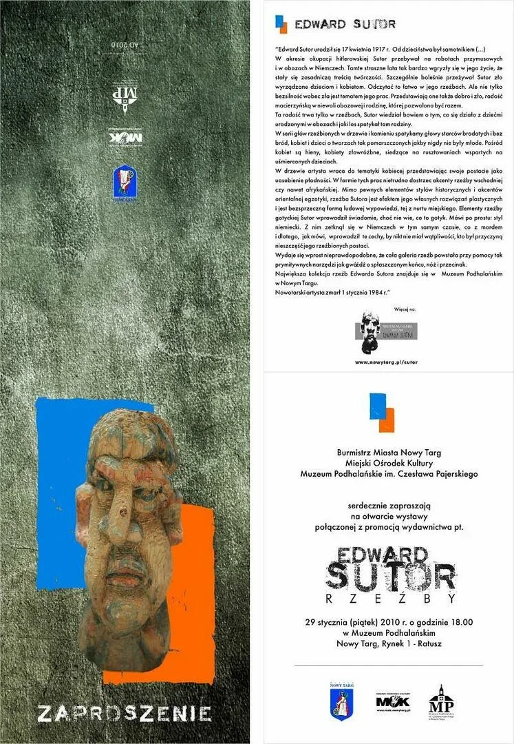 Wystawa pt. "Edward Sutor - rzeźby"