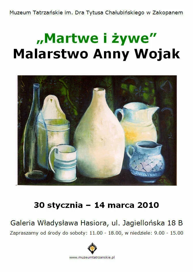 MARTWE I ŻYWE. MALARSTWO ANNY WOJAK