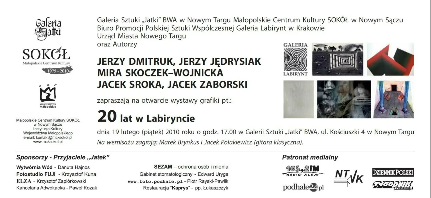 Wernisaż wystawy grafiki "20 lat w Labiryncie"