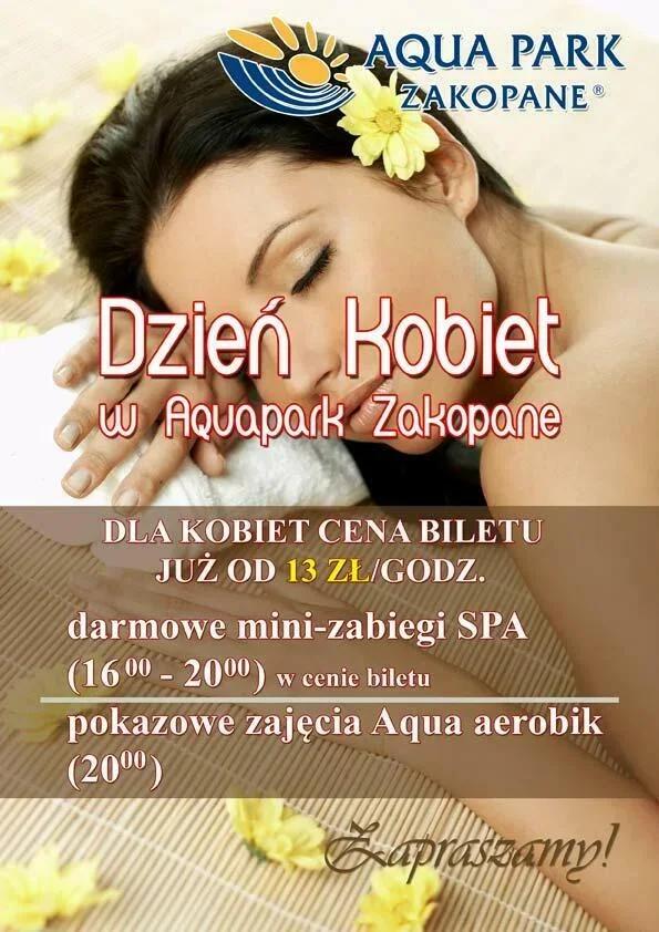 Dzeń Kobiet w Aquaparku Zakopane