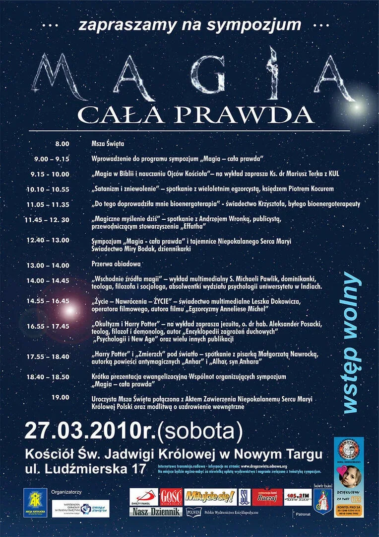 Sympozjum "Magia - cała prawda"