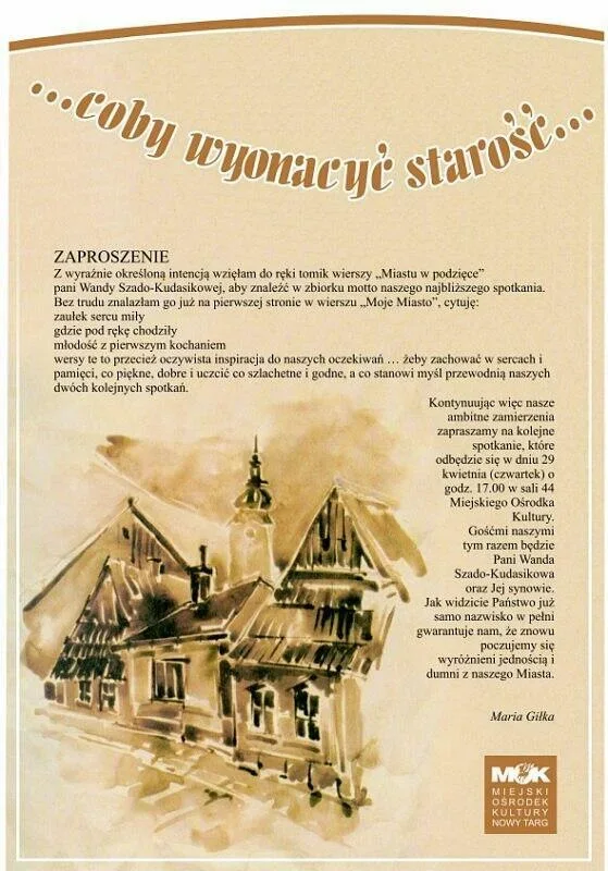 Spotkanie z Panią Wandą Szado-Kudasikową