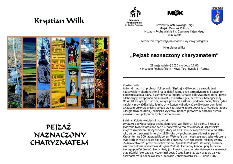 Krystian Wilk - Pejzaż naznaczony charyzmatem