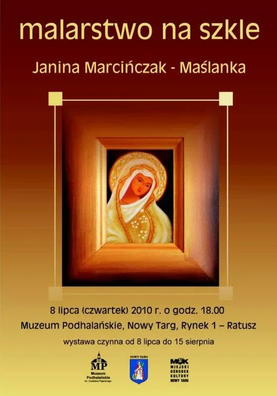 MALARSTWO NA SZKLE - Janina Marcińczak-Maślanka