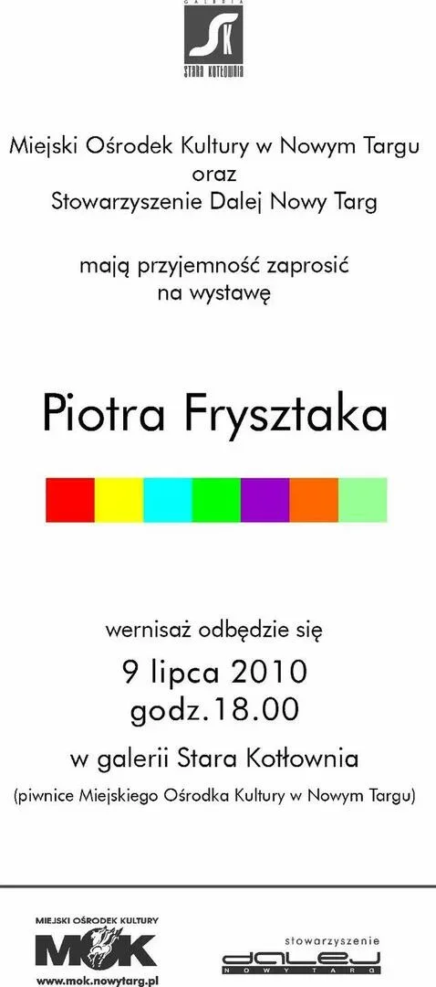 Otwarcie wystawy Piotra Frysztaka