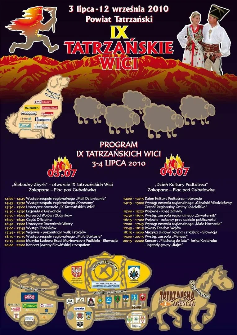 IX TATRZAŃSKIE WICI - „Ślebodny Zbyrk” - „Dzień Kultury Podtatrza”