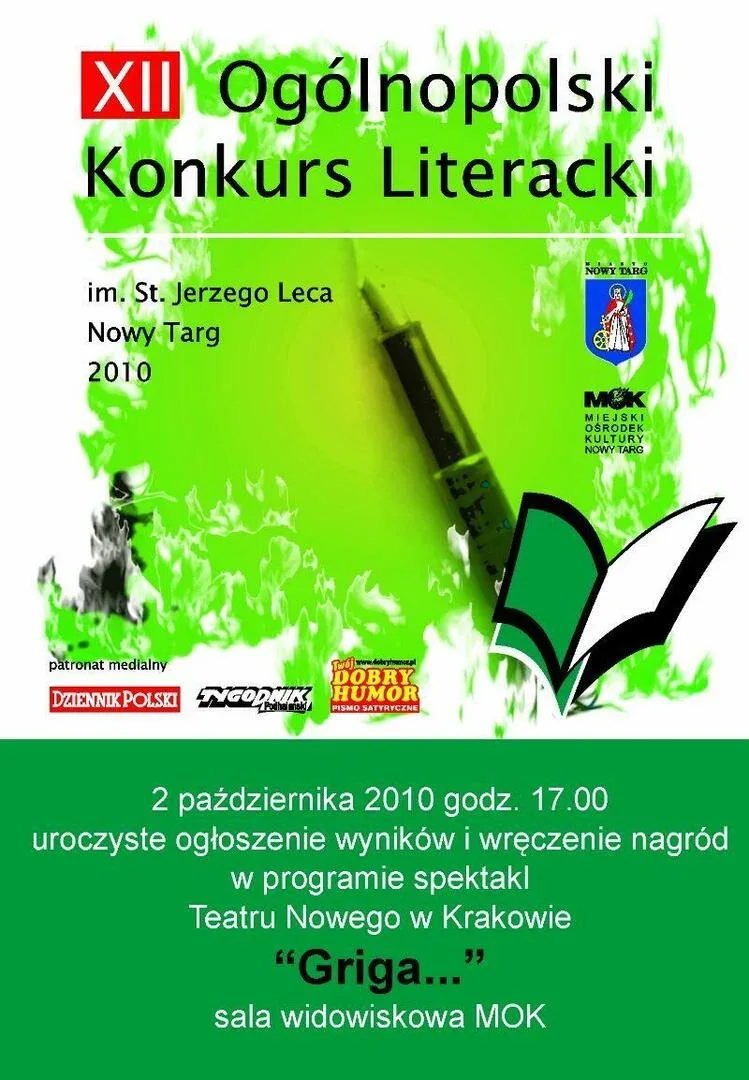XII Ogólnopolski Konkurs Literacki im. St. Jerzego Leca