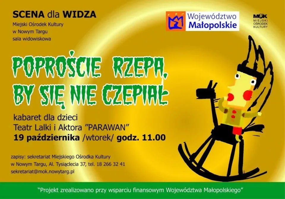 Scena dla widza - "Poproście Rzepa, by się nie czepiał"
