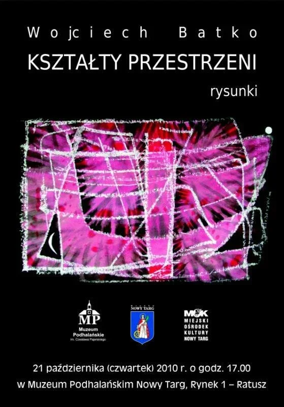 Wojciech Batko - kształty przestrzeni - rysunki